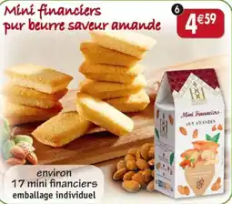 Maximo Mini financiers pur beurre saveur amande Biscuiterie de Bourgogne offre
