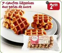 Maximo 7 Gaufres liégeoises aux perles de sucre Biscuiterie Bourdon offre