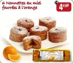 Maximo 6 Nonnettes au miel fourrées à l'orange Fortwenger offre