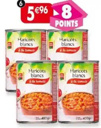 Maximo Lot de 4 boîtes 1/2 de haricots blancs à la tomate Belle France offre