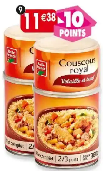 Maximo Lot de 2 boîtes 3/2 de couscous royal volaille & boeuf Belle France offre