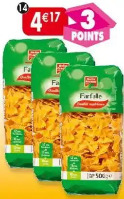Maximo Lot de 3 paquets de farfalle Belle France offre