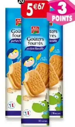 Maximo Lot de 3 paquets de 16 goûters carrés parfum vanille Belle France offre