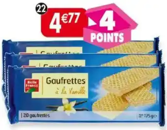 Maximo Lot de 3 paquets de gaufrettes double fourrage vanille Belle France offre