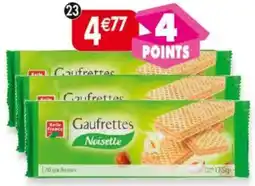 Maximo Lot de 3 paquets de gaufrettes double fourrage noisette Belle France offre