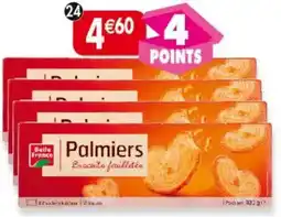 Maximo Lot de 4 paquets de palmiers feuilletés Belle France offre