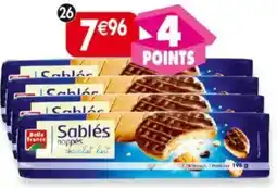Maximo Lot de 4 paquets de sablés nappés chocolat lait Belle France offre