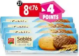 Maximo Lot de 4 paquets de sablés aux céréales chocolat lait Belle France offre