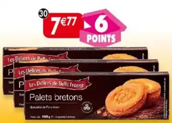 Maximo Lot de 3 paquets de palets bretons spécialité de Pont-Aven Les Délices de Belle France offre