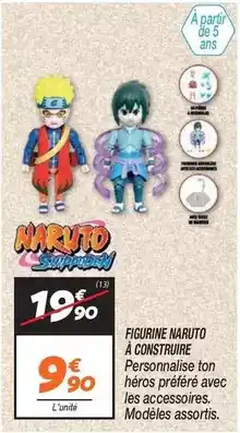 Netto Figurine naruto a construire offre