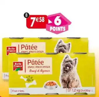 Maximo Lot de 2 x 3 boîtes 1/2 de pâtée pour chien avec morceaux Belle France offre