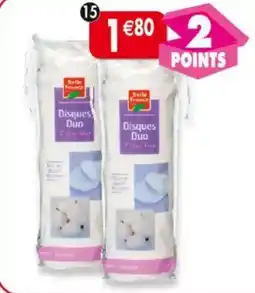 Maximo Lot de 2 x 70 disques à démaquiller Duo Belle France offre