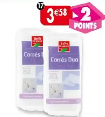 Maximo Lot de 2x 50 cotons à démaquiller Carrés Duo Belle France offre