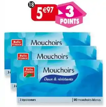 Maximo Lot de 3 boîtes de 90 mouchoirs Belle | Lot de 3 boîtes de 90 mouchoirs Belle France-3 épaisseurs offre