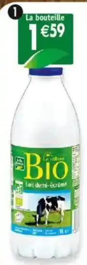 Maximo Lait 1/2 écrémé Le réflexe Bio offre