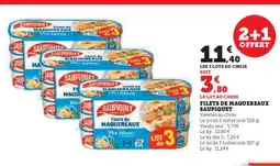 Hyper U SAUPIQUET Filets de maquereaux offre