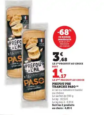 Hyper U PASO Prefou pre tranche offre