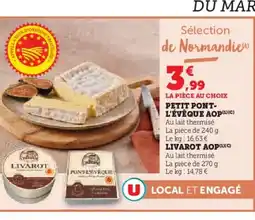 Hyper U Petit pont- l'évêque aop offre