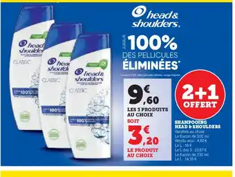 Hyper U HEAD & SHOULDERS Shampooing offre