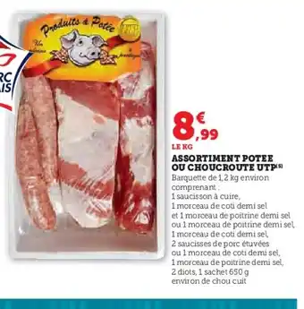 U Express Assortiment potee ou choucroute utp offre