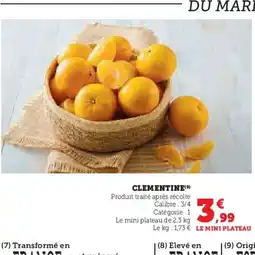 U Express Clementine offre