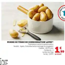 U Express Pomme de terre de consommation lavee offre