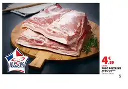 U Express Porc poitrine avec os offre