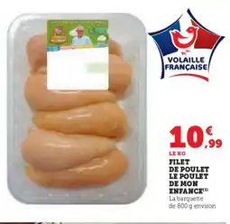 U Express Filet de poulet le poulet de mon enfance offre