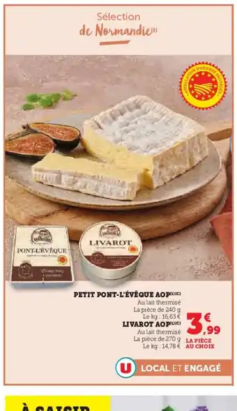 U Express Petit pont-l'évêque aop offre