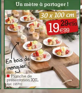 Kandy Planche de présentation XXL offre