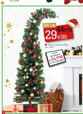 Kandy Sapin artificiel Elfe offre