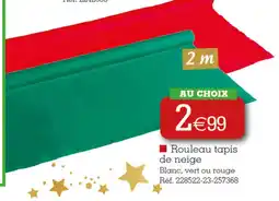 Kandy Rouleau tapis de neige offre