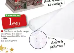 Kandy Rouleau tapis de neige offre