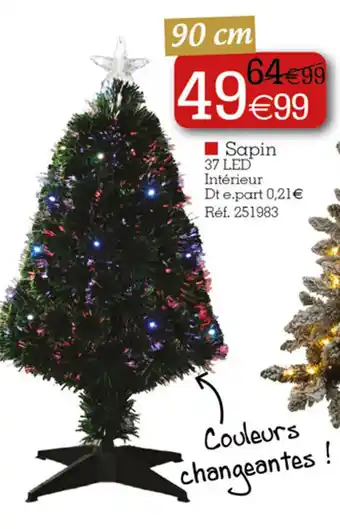 Kandy Sapin 37 LED offre