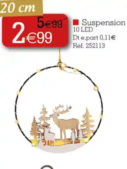 Kandy Suspension 10 LED offre
