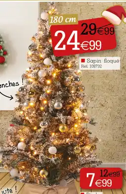 Kandy Sapin floqué offre