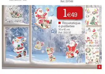 Kandy Vitrostatique à paillettes offre