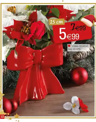 Kandy Vase noeud offre