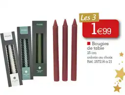 Kandy Bougies de table offre