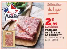 Maximarché Fromage de tête vpf la bresse offre