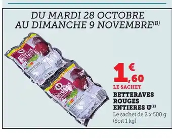 Betteraves rouges entieres u