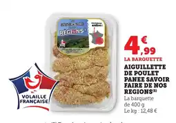 Maximarché Aiguillette de poulet panee savoir faire de nos regions offre