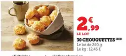 Maximarché 30 chouquettes offre