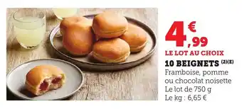 Maximarché 10 beignets offre