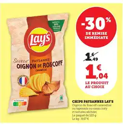 Maximarché LAY'S Chips paysannes offre