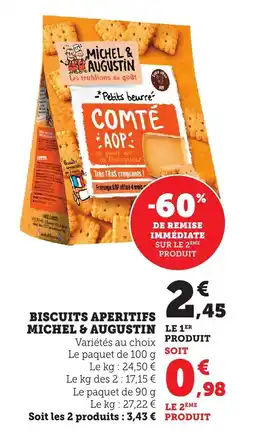 Maximarché MICHEL & AUGUSTIN Biscuits aperitifs offre