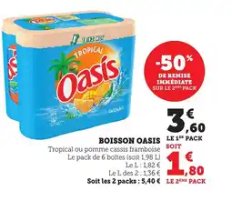 Maximarché OASIS Boisson offre