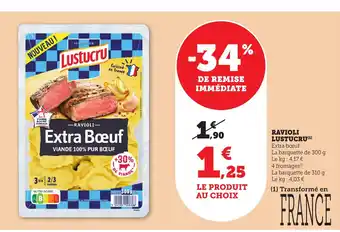 Maximarché LUSTUCRU Ravioli offre