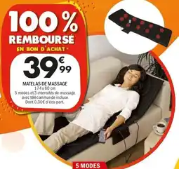La Foir'Fouille Matelas de massage offre