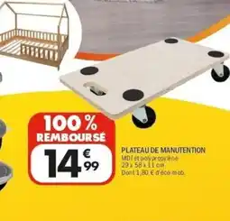 La Foir'Fouille Plateau de manutention offre